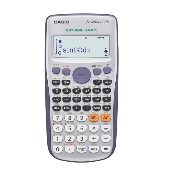 FX-570ES PLUS CASIO                                                        | CALCULADORA CIENTIFICA FX-570ES PLUS 417 FUNCIONES                                                                                                                                                                                              